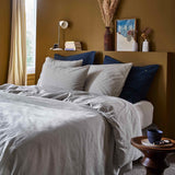 copripiumino leonie caviale, colore caviale, taglia 240 x 220. rinnova il letto con uno stile moderno e pratico