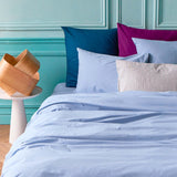 copripiumino celeste bluetiful, colore bluetiful, taglia 240 x 220. soluzione elegante per proteggere e valorizzare il...