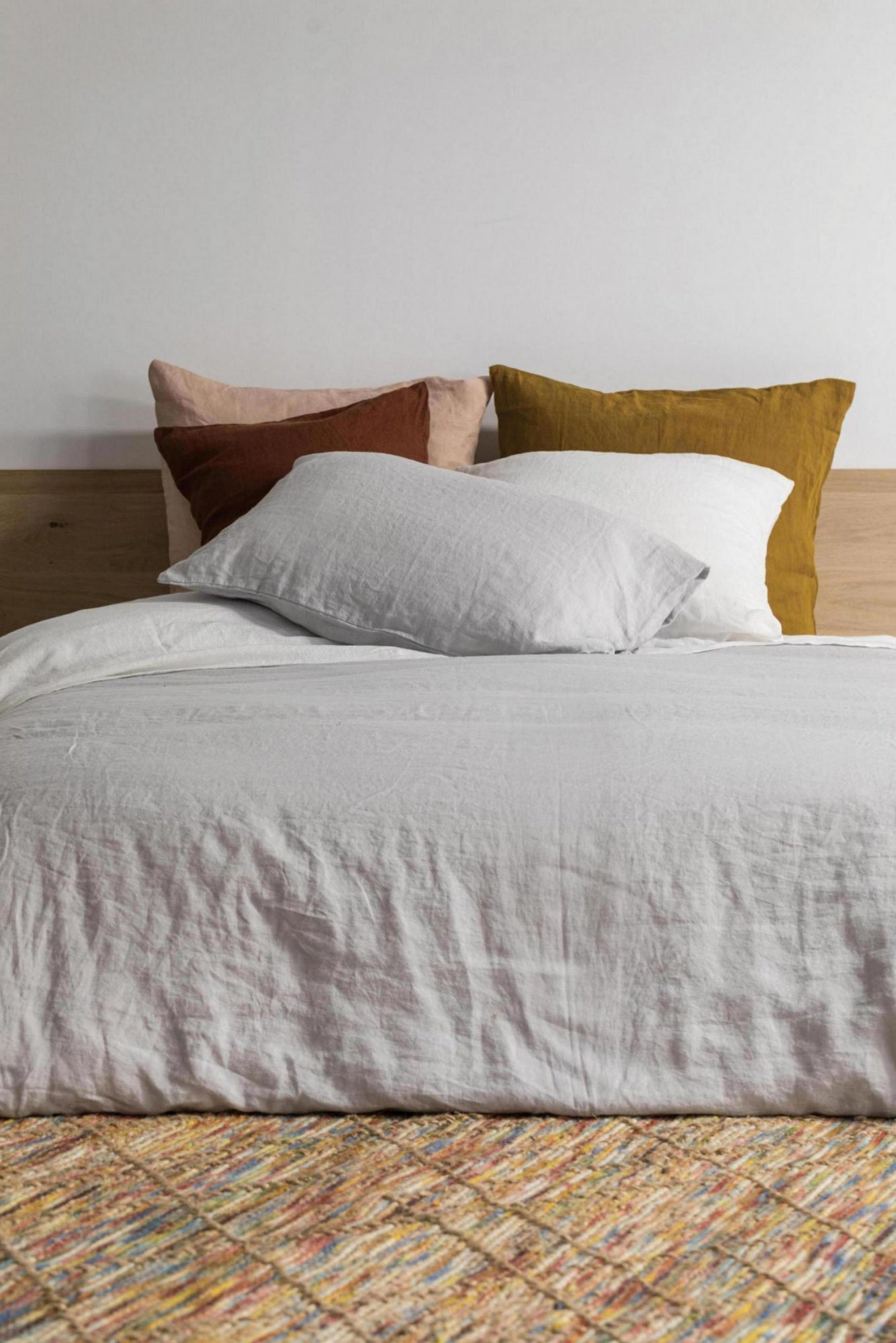 copripiumino zeff perla, colore perla, taglia 240 x 220. rinnova il letto con uno stile moderno e pratico