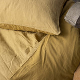 copripiumino linco gold, colore gold, taglia 240 x 220. dona un aspetto ordinato e raffinato