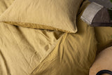 copri piumino linco gold, colore gold, taglia 85 x 200. rinnova il letto con uno stile moderno e pratico