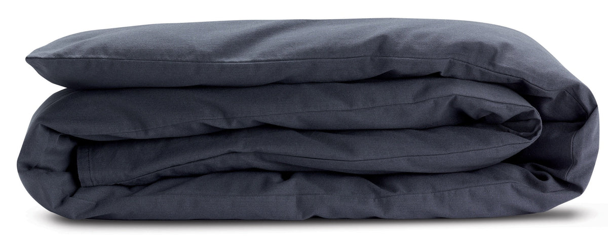 copri piumino calita marina militare, colore marina militare, taglia 85 x 200. copripiumino piegato su sfondo neutro per una...