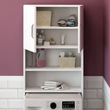 mobile coprilavatrice marsiglia con ante e ripiani bianco, protezione ideale contro polvere, umidità e graffi