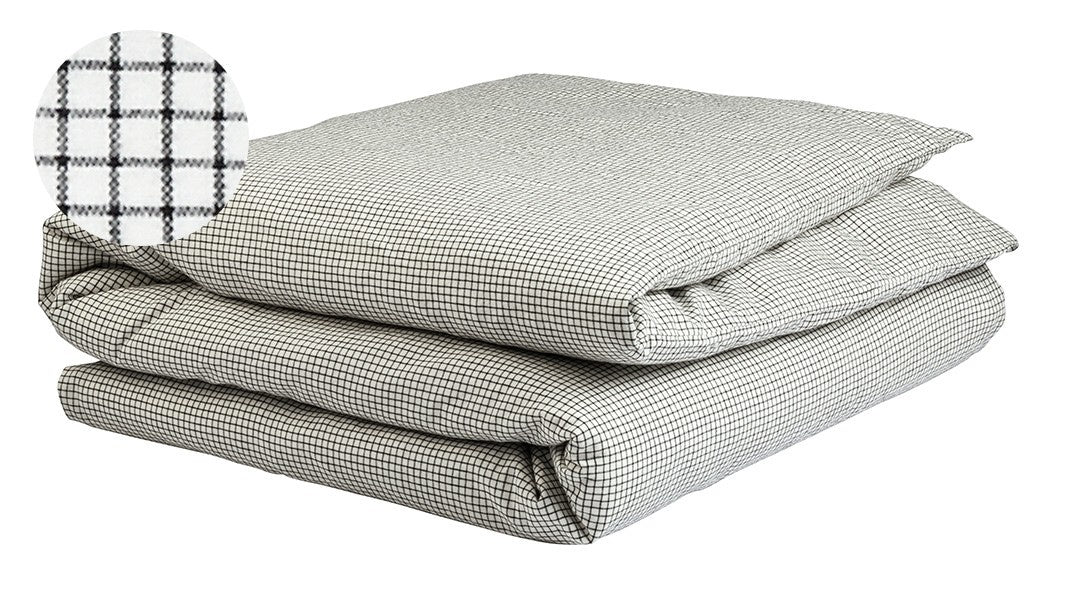 copripiumino gustave caviar, colore gustave caviar, taglia 240 x 260. copripiumino piegato su sfondo neutro per una visione...