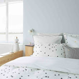 copripiumino odette milk, colore milk, taglia 240 x 220. soluzione elegante per proteggere e valorizzare il piumino