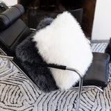 cuscino betani neve, colore neve, taglia 45 x 45. cuscino in tessuto naturale, traspirante e lavabile