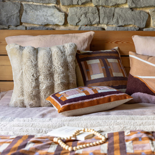 cuscino astrid naturale, colore naturale, taglia 45 x 45. ideale come complemento d’arredo su divani, poltrone o letti