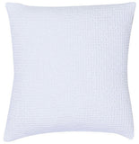 cuscino maia bianco, colore bianco, taglia 45 x 45. dettaglio tecnico della chiusura del cuscino