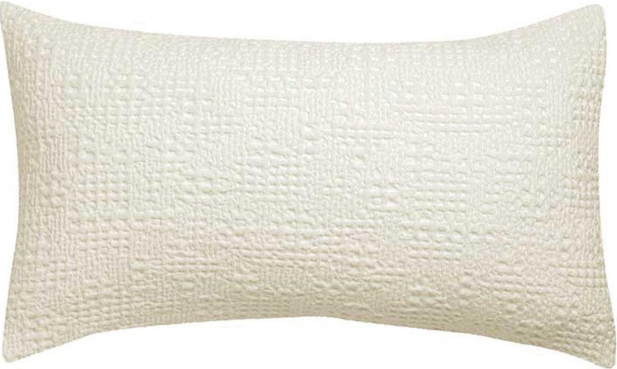 cuscino tana gesso, colore gesso, taglia 40 x 65. dettaglio tecnico della chiusura del cuscino