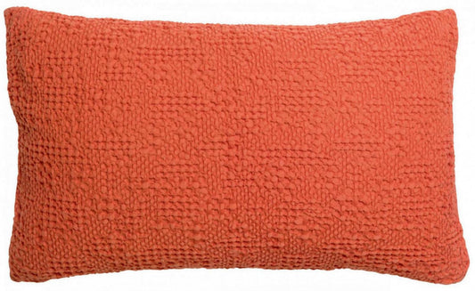 cuscino tana marmellata, colore marmellata, taglia 40 x 65. dettaglio tecnico della chiusura del cuscino 1634