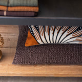 cuscino tana caffè, colore caffè, taglia 40 x 65. rivestimento resistente e piacevole al tatto