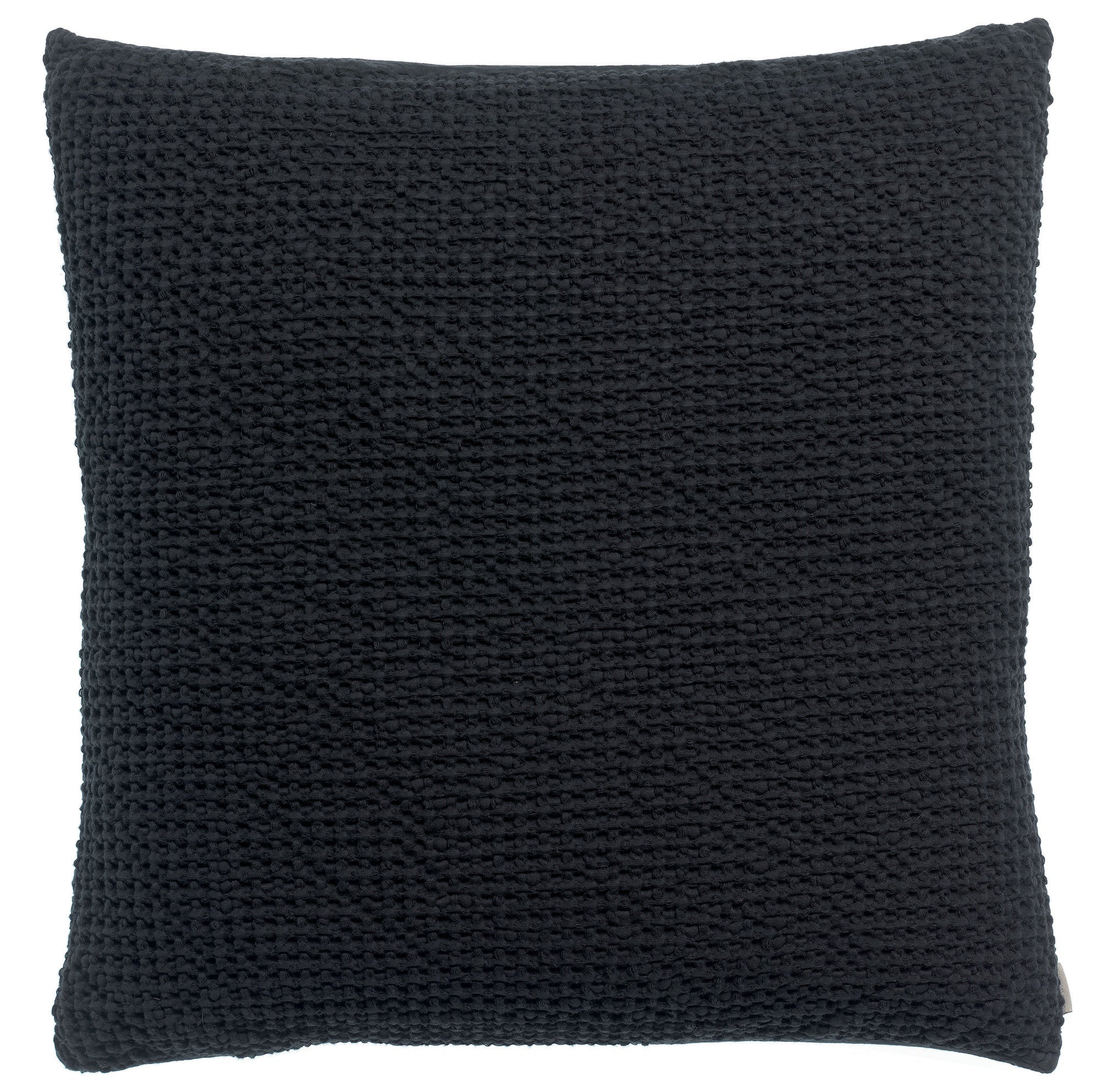 cuscino maia caviale, colore caviale, taglia 45 x 45. cuscino da interno elegante, perfetto per arredare soggiorno o camera da letto