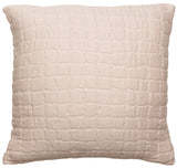 cuscino swami nudo, colore nudo, taglia 45 x 45. dettaglio tecnico della chiusura del cuscino