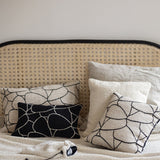 cuscino dany bianco/nero, colore bianco/nero, taglia 40 x 65. design versatile che si adatta a stili moderni e classici