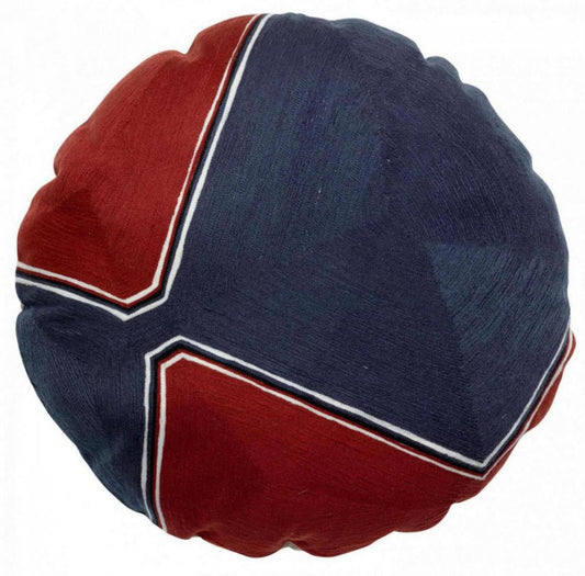 cuscino mila rubino, colore rubino, taglia diamètre 50. cuscino da interno elegante, perfetto per arredare soggiorno o camera da letto