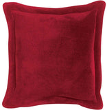 cuscino tender rubino, colore rubino, taglia 50 x 50. dettaglio tecnico della chiusura del cuscino