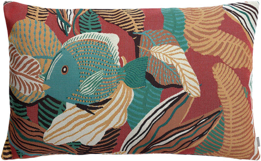 cuscino outdoor dori papaya, colore papaya, taglia 40 x 65. perfetto per arredare soggiorno, camera o divano vista frontale 2000