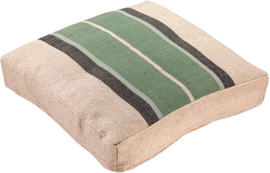 cuscino da pavimento gatsby eucalipto, colore eucalipto, taglia 55 x 55 x 10. cuscino da pavimento imbottito per un comfort extra a terra