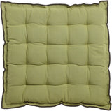 cuscino per sedia riciclato grace verde giardino, colore verde giardino, taglia 40 x 40 x 3. cuscino per sedia imbottito per un comfort duraturo