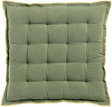 cuscino per sedia riciclato grace matcha, colore matcha, taglia 40 x 40 x 3. cuscino per sedia imbottito per un comfort duraturo