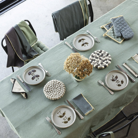 cuscino per sedia riciclato grace matcha, colore matcha, taglia 40 x 40 x 3. ideale per sedie da cucina, sala da pranzo o giardino