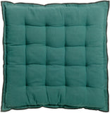 cuscino per sedia riciclato grace pavone, colore pavone, taglia 40 x 40 x 3. cuscino per sedia imbottito per un comfort duraturo