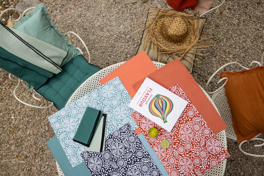 cuscino per sedia riciclato grace pavone, colore pavone, taglia 40 x 40 x 3. ideale per sedie da cucina, sala da pranzo o giardino