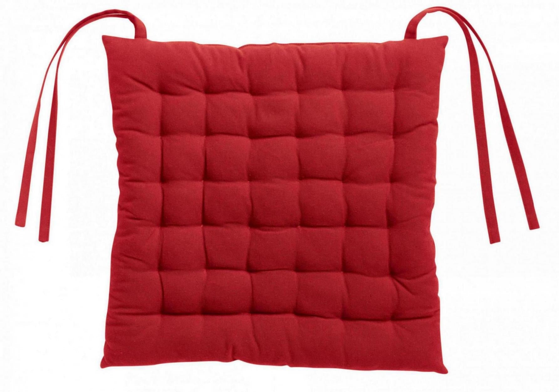 cuscino per sedia riciclato 36 punti zea tango, colore tango, taglia 38 x 38 x 3. cuscino per sedia imbottito per un comfort duraturo