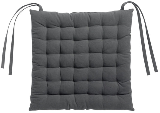 cuscino per sedia riciclato 36 punti zea ombra, colore ombra, taglia 38 x 38 x 3. cuscino per sedia imbottito per un comfort duraturo