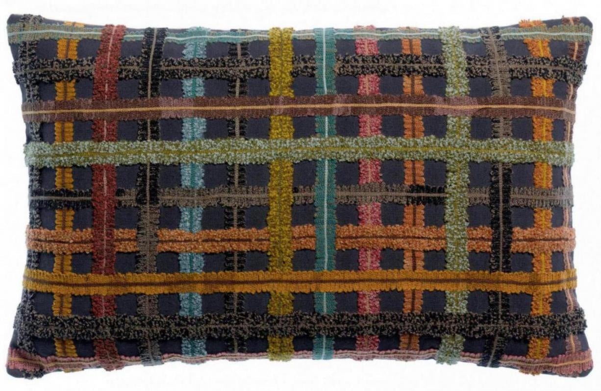 cuscino ricamato soline ambra, colore ambra, taglia 30 x 50. cuscino da interno elegante, perfetto per arredare soggiorno o camera da letto