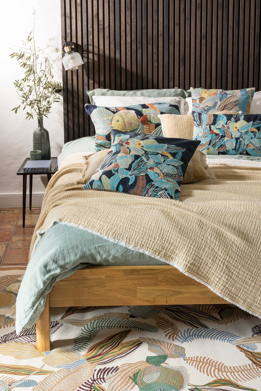 cuscino ricamato dori marina militare, colore marina militare, taglia 45 x 45. ideale come complemento d’arredo su divani, poltrone o letti