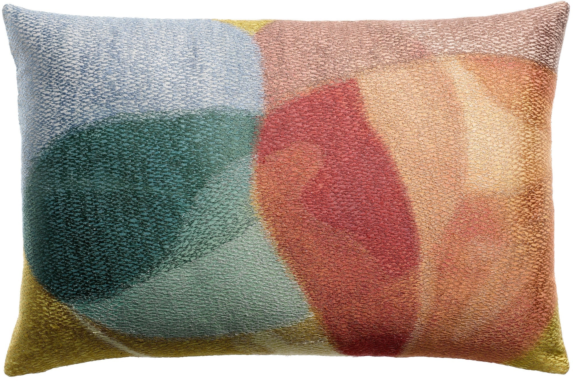 cuscino ricamato nevio multico, colore multico, taglia 40 x 65. cuscino da interno elegante, perfetto per arredare soggiorno o camera da letto