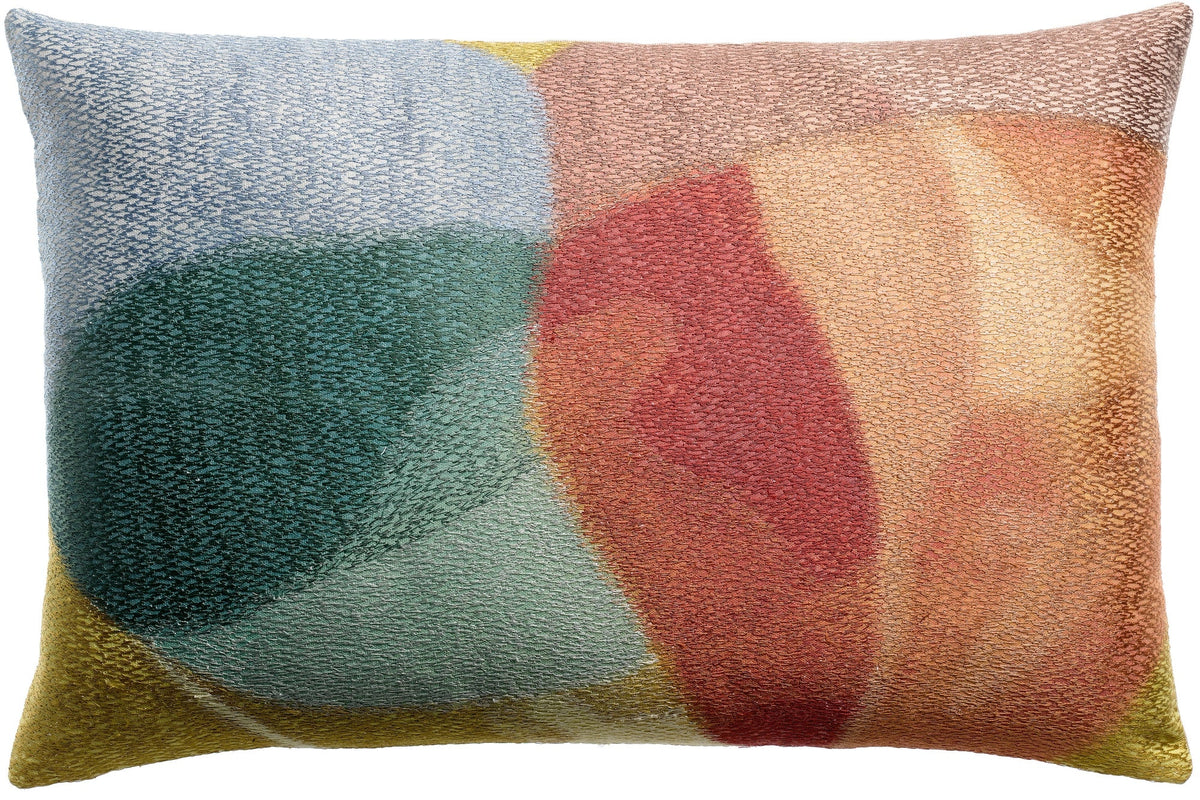 cuscino ricamato nevio multico, colore multico, taglia 40 x 65. cuscino da interno elegante, perfetto per arredare soggiorno o camera da letto