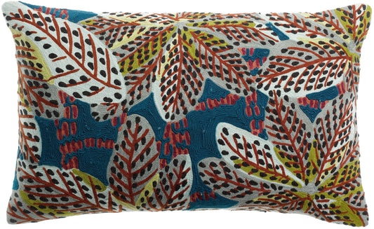 cuscino ricamato ariane olio, colore olio, taglia 30 x 50. cuscino da interno elegante, perfetto per arredare soggiorno o camera da letto