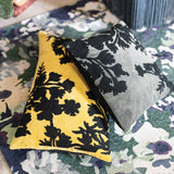 cuscino ricamato rosalie brode prugna mirabelle, colore prugna mirabelle, taglia 40 x 65. rivestimento resistente e piacevole al tatto