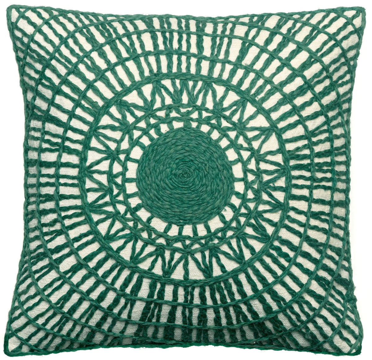 cuscino ricamato noa abete rosso, colore abete rosso, taglia 45 x 45. cuscino da interno elegante, perfetto per arredare soggiorno o camera da letto