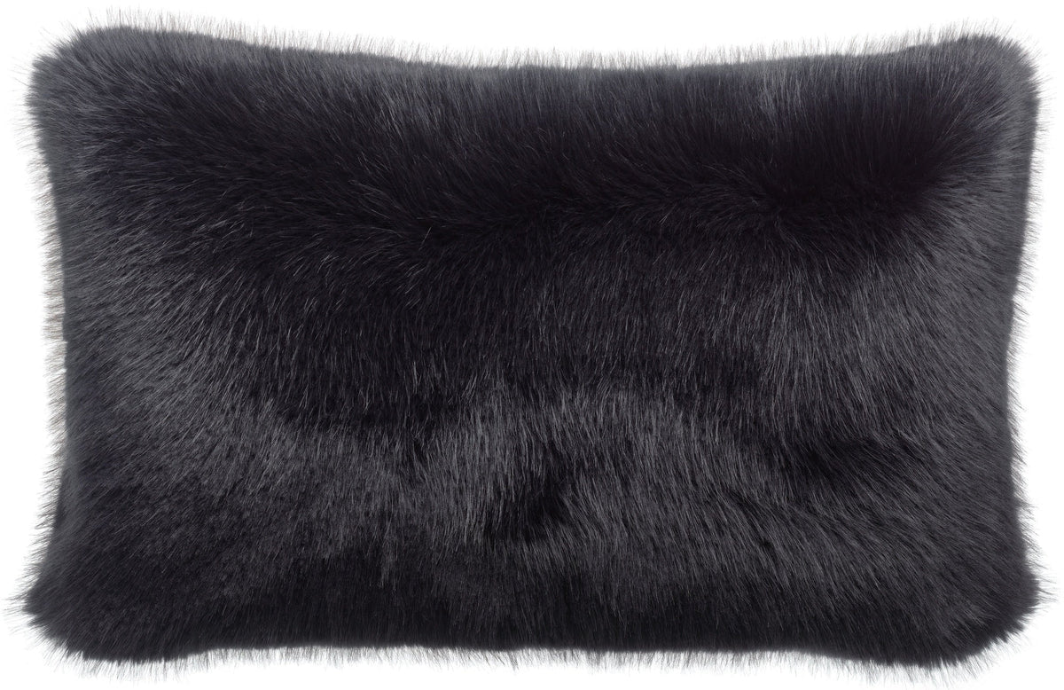 cuscino riciclato nolan caviale, colore caviale, taglia 40 x 65. cuscino da interno elegante, perfetto per arredare soggiorno o camera da letto