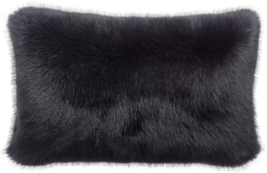 cuscino riciclato nolan caviale, colore caviale, taglia 40 x 65. cuscino da interno elegante, perfetto per arredare soggiorno o camera da letto 2000