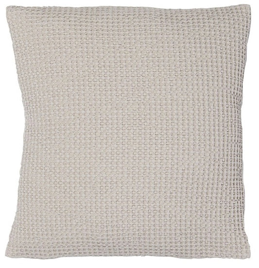 cuscino riciclato maia lino, colore lino, taglia 45 x 45. cuscino da interno elegante, perfetto per arredare soggiorno o camera da letto