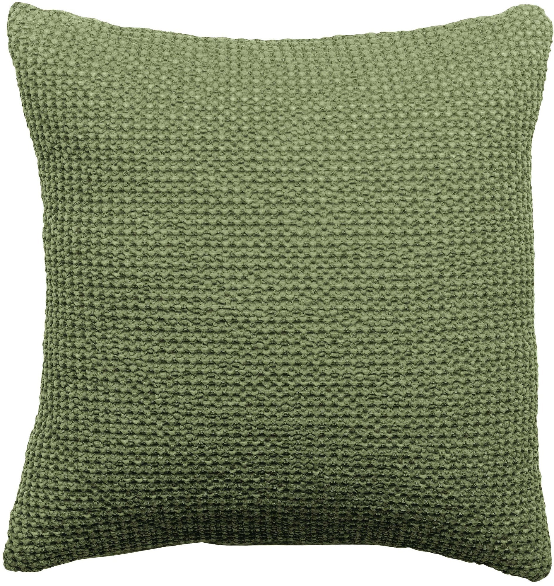 cuscino riciclato maia eucalipto, colore eucalipto, taglia 45 x 45. cuscino da interno elegante, perfetto per arredare soggiorno o camera da letto