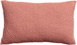 cuscino riciclato maia terracotta, colore terracotta, taglia 30 x 50. cuscino da interno elegante, perfetto per arredare soggiorno o camera da letto