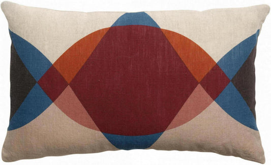 cuscino stampato zeff malory dragée, colore dragée, taglia 30 x 50. cuscino da interno elegante, perfetto per arredare soggiorno o camera da letto