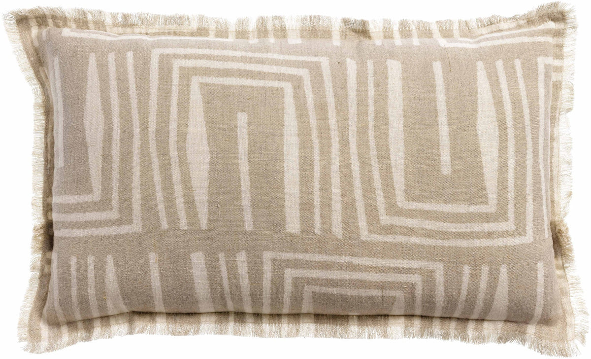 cuscino stampato tina naturale, colore naturale, taglia 30 x 50. cuscino da interno elegante, perfetto per arredare soggiorno o camera da letto