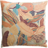 cuscino stampato dori papaya, colore papaya, taglia 45 x 45. cuscino da interno elegante, perfetto per arredare soggiorno o camera da letto