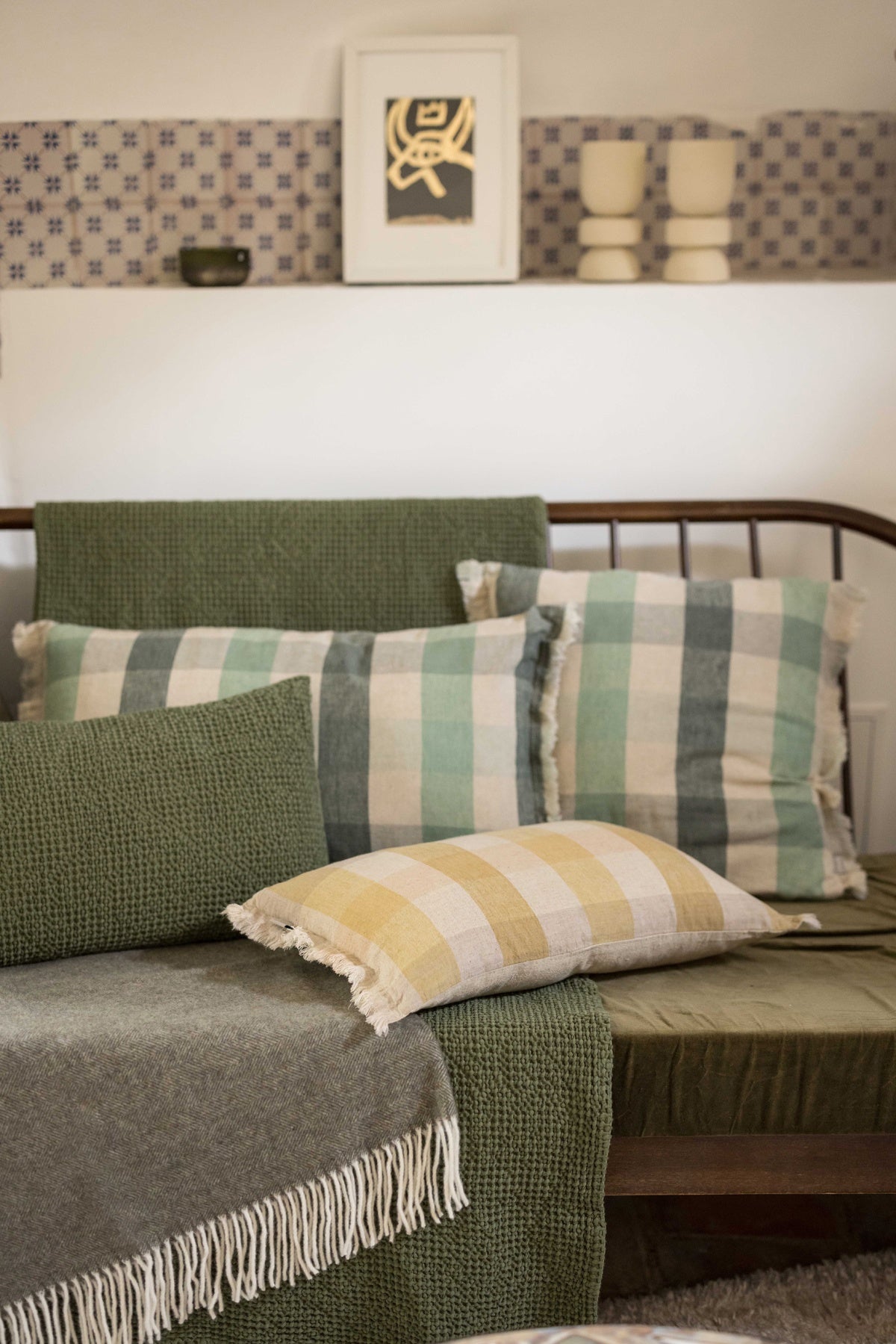 cuscino stampato kate bronzo, colore bronzo, taglia 30 x 50. design versatile che si adatta a stili moderni e classici