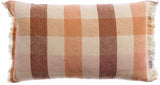 cuscino jacquard jane  terracotta, colore terracotta, taglia 30 x 50. cuscino da interno elegante, perfetto per arredare soggiorno o camera da letto