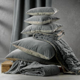 cuscino tinta unita elise spago, colore spago, taglia 45 x 45. ideale come complemento d’arredo su divani, poltrone o letti