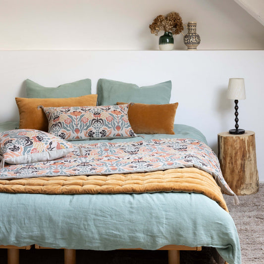 cuscino tinta unita elise ocra, colore ocra, taglia 40 x 65. ideale come complemento d’arredo su divani, poltrone o letti