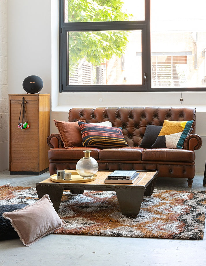 cuscino tinta unita fara caramello, colore caramello, taglia 45 x 45. ideale come complemento d’arredo su divani, poltrone o letti