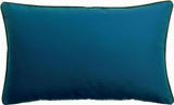 cuscino tinta unita outdoor alga indaco, colore indaco, taglia 40 x 65. perfetto per arredare soggiorno, camera o divano vista frontale